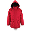 SOL's Collection Bunda Robyn, parka, unisex COT25210900413-red 3XL Červená