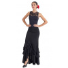 Happy dance, Sukne na flamenco EF339, čierna 40