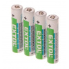 Baterie nabíjecí 1,2V AAA (HR03), 1000mAh, NiMh, 4 kusy - EXTOL ENERGY EX42060
