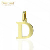 Zlatý prívesok Au585/000 14k Písmeno D - Rozmer: 1.7