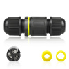 Interlook Hermetická káblová spojka IP68 | skrutkové 3-pinové spojenie 450 V 24 A pre káble 4–11 mm | M684-mini