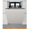 Whirlpool Vstavaná umývačka riadu plne integrovaná Whirlpool: nerezová farba, úzka - WSIO 3T125 6PE X