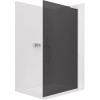 CERANO - Sprchová zástena Walk-in Onyx L-pravá vzpera - 8 mm - chróm, grafitové sklo - 160x200 cm