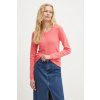 Bavlnený sveter United Colors of Benetton 1091D1M08 ružová S