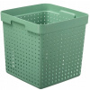 Seoul Plastový košík organizér 30 x 30 x 30 cm zelená