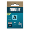 NOVUS tenké drôtené sponky typ A, 53 F/6 mm, 800 ks
