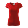 Tričko dámske MALFINI® Pure 122 červená veľ. 3XL