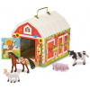 Activity board Melissa-Doug Drevená stajňa so zámkami (772125642)