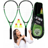 Súprava rakiet Nils NRS001 s loptičkou + CGROT Sports Guide IDEÁLNA NA UČENIE NAKUPOVANIA (SADA SPEEDMINTONOVÝCH KOŠÍKOV Bedmintonové loptičky 6v1 NILS CROSSMINTON)