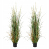 Umelá rastlina 2ks 149,9CM Jednoduchá starostlivosť Trstinová tráva v kvetináči