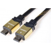 PremiumCord GOLD HDMI + Ethernet kabel, zlac., 2m kphdmet2
