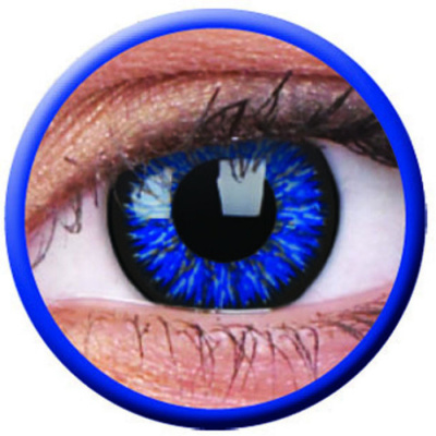 Maxvue Vision ColourVue Glamour - Blue (2 šošovky trojmesačné) - dioptrické Dioptrie -5,50, Zakrivenie 8.6