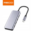 ADAPTÉR PREVODNÍK 3v1 HUB USB-C na HDMI 4K UHD USB 3.0 USB C 100W RECCI