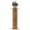 Stojany na rastliny 2 ks dub artisan 30x30x95 cm kompoz. drevo-ForU-3307881