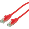 roline recycled material RJ45 (krížený) sieťový prepojovací kábel CAT 6A U/UTP 5 m červená; 21453115