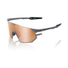 100 percent 100% HYPERCRAFT SQ - Soft Tact Grey - HiPER Copper Mirror Športové cyklistické okuliare