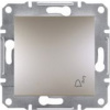 Zvonkové tlačítko Schneider Electric Asfora bez rámu, hnědé (EPH0800169)