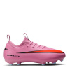 Nike Zoom Mercurial Vapor 16 Juniors Firm Ground Football Boots Pink/Black 2 (34)