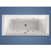 Santech LINEA obdĺžniková masážna vaňa 180x80 Body 300 +autom.dohrievanie vody ZADARMO B300LIN180