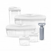 Nádoby na potraviny Dafi Vacuum Set 5 biele
