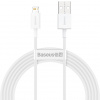 Baseus CALYS-C02 Superior Fast Charging Kabel Lightning 2.4A 2m White 6953156205468