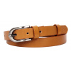 Penny Belts Dámsky kožený opasok 2186-33 pieskový