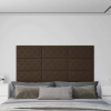 zahrada-XL Nástenné panely 12 ks hnedé 60x30 cm umelá koža 2,16 m² 343994