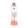 Equa Equa, Sklenená fľaša SQUEEZE, 550 ml - Peach Tree