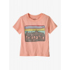 Detské tričko Patagonia Baby Fitz Roy Skies T-Shirt - sunlit pink