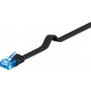 Patchcord Goobay U/UTP 6a RJ45 / RJ45 10 m čierny