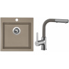 Set Sinks (dřez Viva 455 Truffle 54 + baterie Enigma S Truffle 54) VIV54ENSGR54