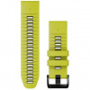 Remienok Garmin řemínek QuickFit 26 Electric Lime / Graphite Silicone 010-13281-03