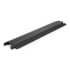 Čierny plastový káblový most XPRESS - dĺžka 101 cm, šírka 25 cm, výška 4 cm