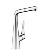 Hansgrohe 14821000 Metris kuchynská páková batéria s vyťahovacím výtokom, chróm HG 14821000