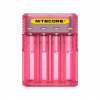 Multifunkční nabíječka baterií - Nitecore Intellicharger Q4 (Pinky Peach)