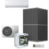 Sada klimatizace GETI GKH12K 3,5kW hybridní, 6x panel 450W, DC rozvaděč
