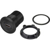 TRU COMPONENTS TC-9534340 Zásuvka USB 3.1 zásuvka, vstavateľná USB-C™ 3.1 samica na USB-A 3.0 samica Hrúbka panelu: 1-10 mm Množstvo: 1 ks; TC-9534340