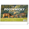 NOTIQUE Stolový Poľovnícky kalendár 2027, 23,1 x 14,5 cm