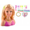FunPlay 7467 ANGELES , hlava na česanie a líčenie, 20cm