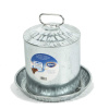 DUVO+ Pozinkovaná napájačka s vekom pre hydinu 7,5L - 32,5x28cm (DUVO+ Pozinkovaná napájačka s vekom pre hydinu 7,5L - 32,5x28cm)