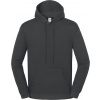 Fruit of the Loom F.O.L. | Iconic 250 Hooded Sweat Mikina s kapucňou_16.2294 Farba: light graphite, Veľkosť: M