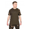 Fox Tričko Khaki Camo Outline T-Shirt - S