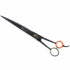 Geib Gator 008 Curved Scissors - profesionálne zakrivené nožnice vyrobené z japonskej nerezovej ocele s čiernou povrchovou úpravou - Veľkosť: 9,5