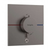 Hansgrohe ShowerSelect Comfort Termostatická batéria pod omietku, kefovaný čierny chróm 15575340-HG
