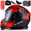 PRILBA LS2 FF800 STORM II TRACKER BLACK RED-06 M
