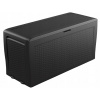 Keter Samoa 246963 záhradný box 270 l antracit (BALKÓNOVÝ BOX ZÁHRADNÁ TERASA SAMOA RATTAN 270l ANTRACITOVÝ OBLOUK)