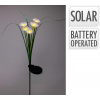 Svetlo záhradné solárne kvety 6 LED 66 cm