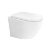 Mereo WC závesné kapotované, Smart Flush RIMLESS, 490x370x360, keramické, vr. sedátka CSS126 VSD82T2