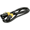Eurolite IP T-Con XLR prepojovací kábel [1x XLR zástrčka - 1x XLR zásuvka] 3 m čierna / oranžová; 30247754