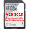 MAPA PRE NAVIGÁCIU GPS KARTA ŠKODA AMUNDSEN MIB2 2025 V20 EUROPA NAJNOVŠIA